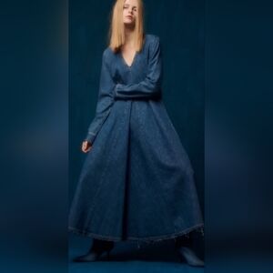 ZARA "THE TILDA" DENIM DRESS XL NWT